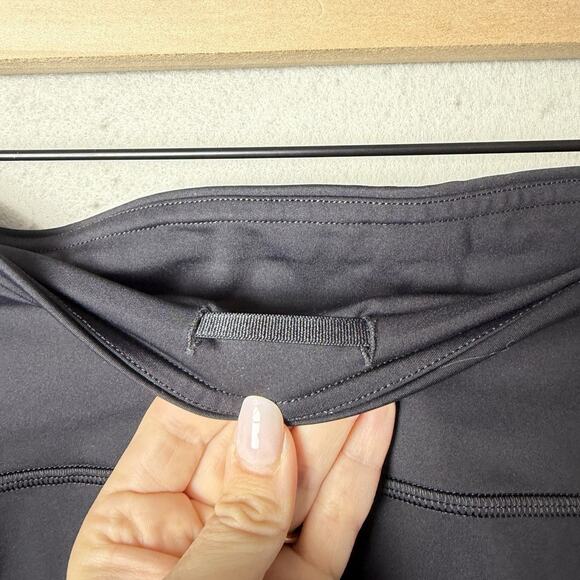 Lululemon Fast and Free 10” High Rise Bike Shorts Nulux Black Women’s Size 8 - Picture 5 of 8